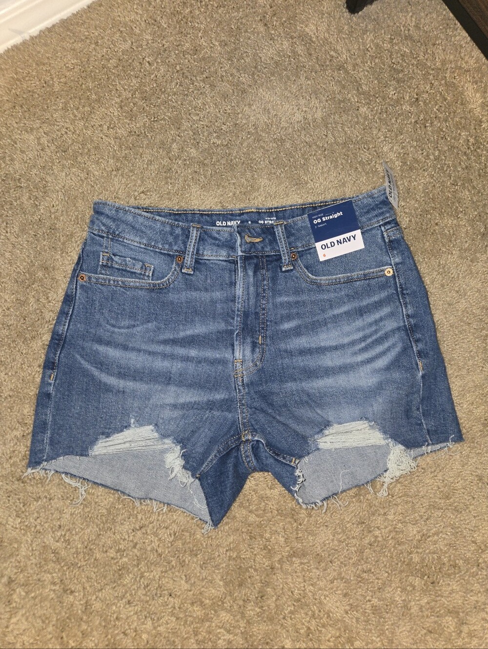 Old Navy OG Straight 3" Inseam High Rise Shorts